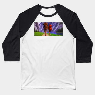 Hiking Yosemite Cap Baseball T-Shirt